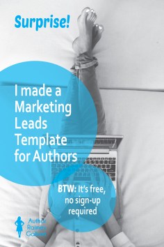 A marketing leads template for authors (free, no sign-up required) #amwriting #pubtip #bookmarketing
