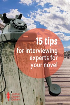 15 tips for interviewing experts for your novel