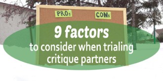 9 factors to consider when trialing critique partners