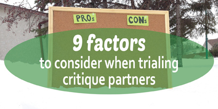 9 factors to consider when trialing critique partners (#IWSG Blog&nbsp;Hop)